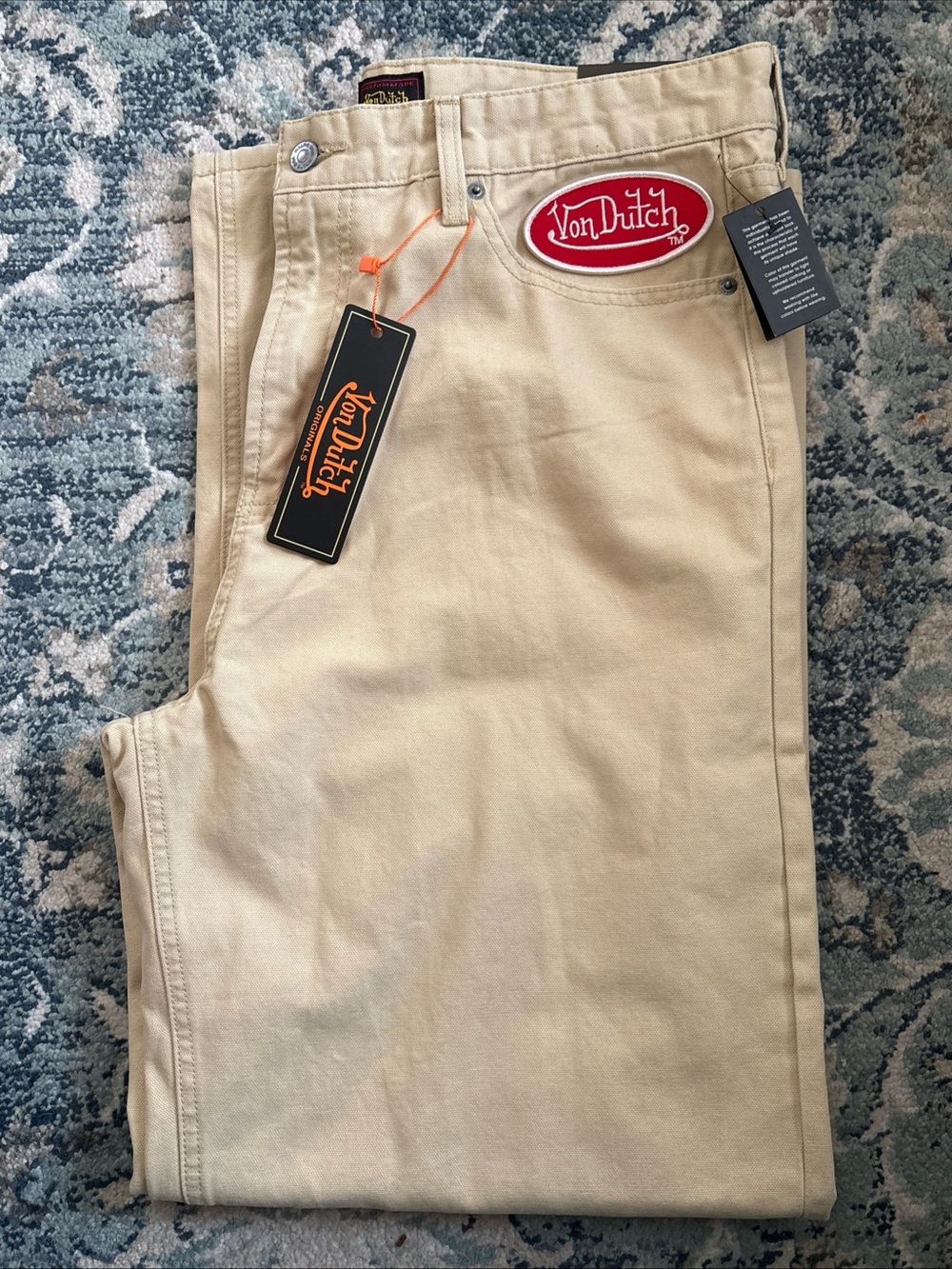 Von Dutch Men’s Khaki Pants Size 32